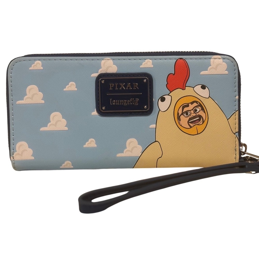 Loungefly Toy Story Villains Al McWhiggin Wristlet Wallet Blue Excellent